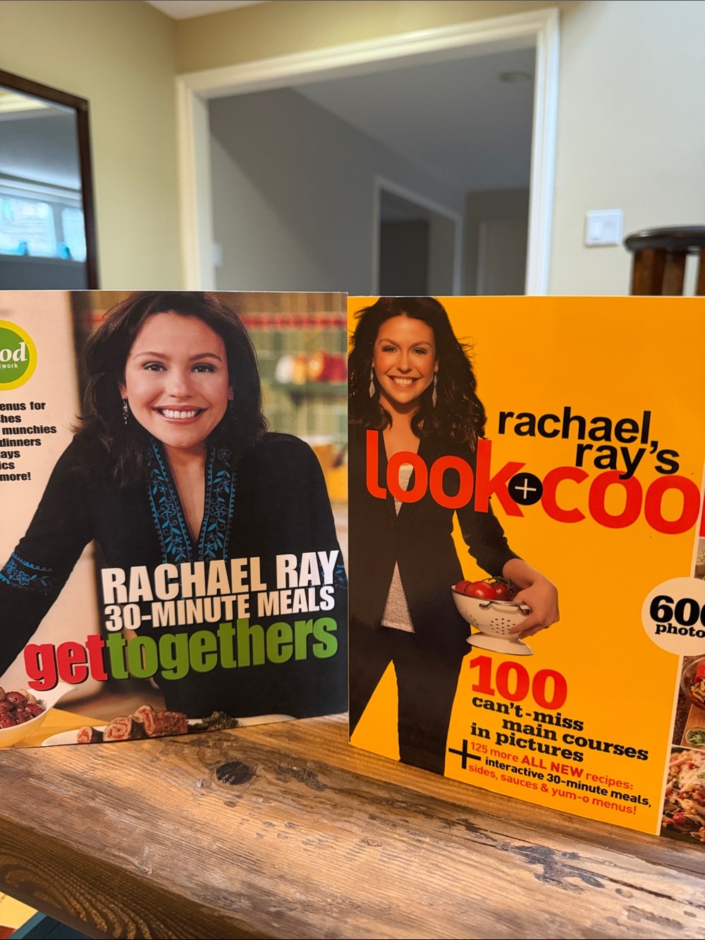 Rachael Ray 2 Cookbook Set - Look + Cook and 30-minute meals Get Togethers